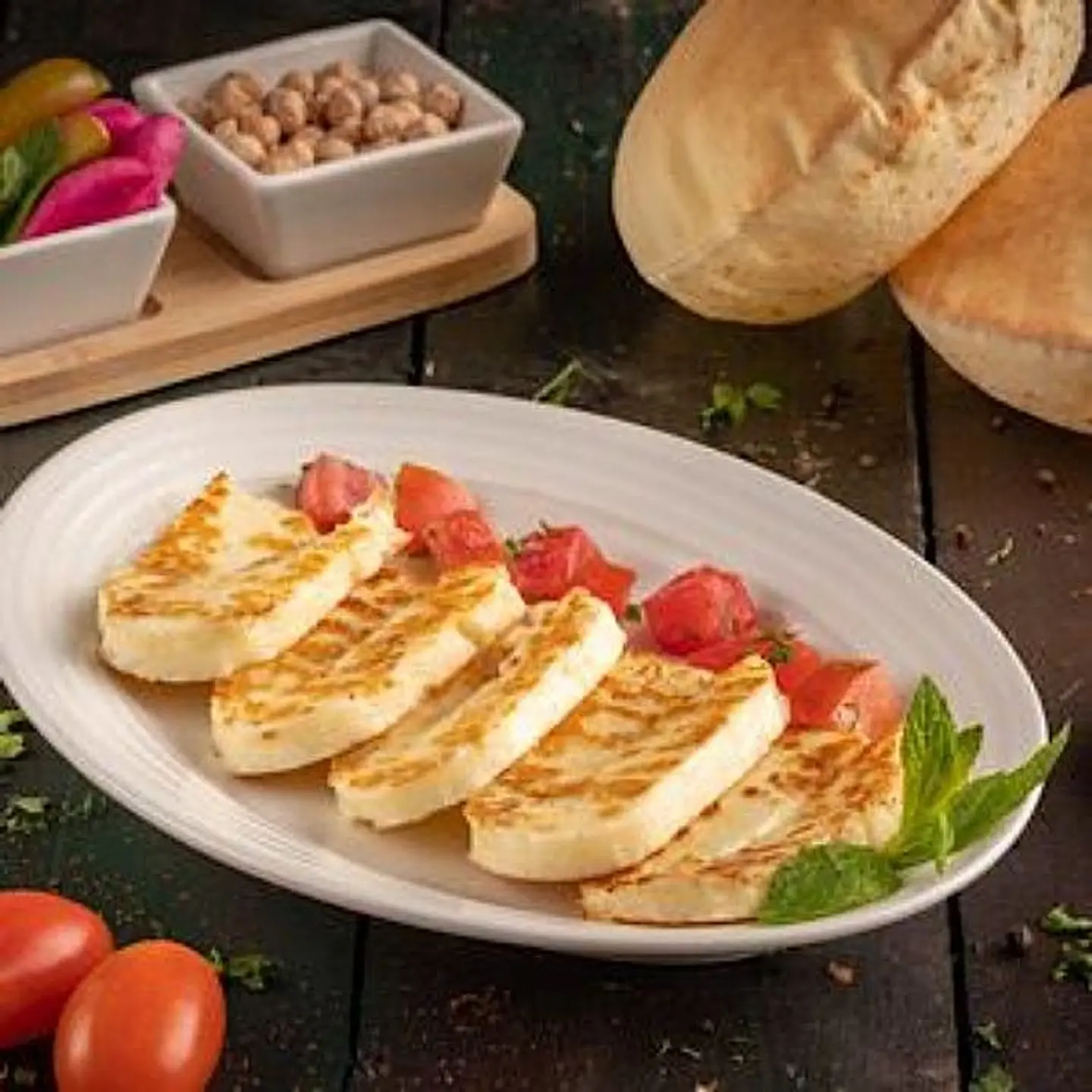 Grilled Halloumi Cheese