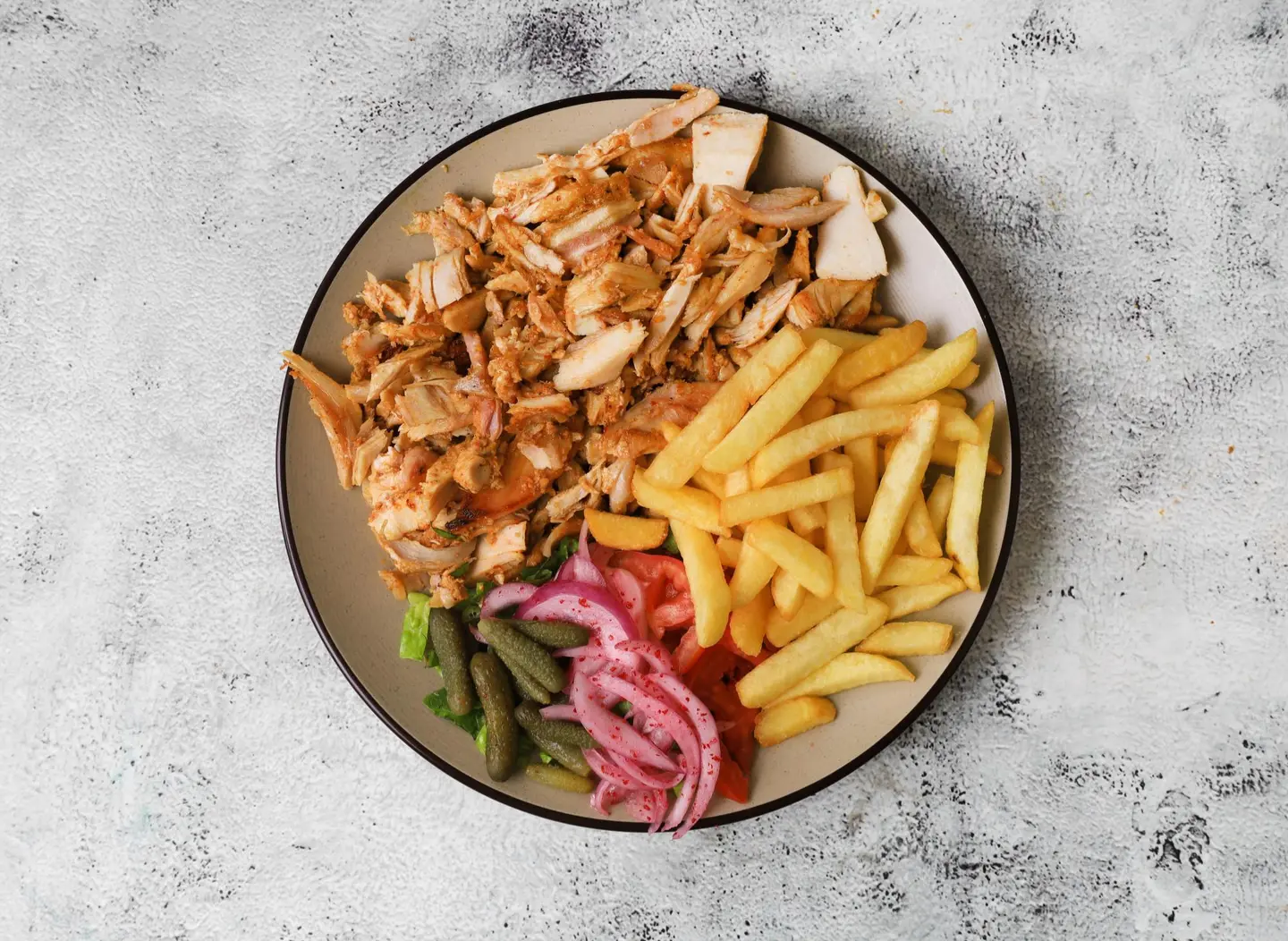 صحن شور دجاج