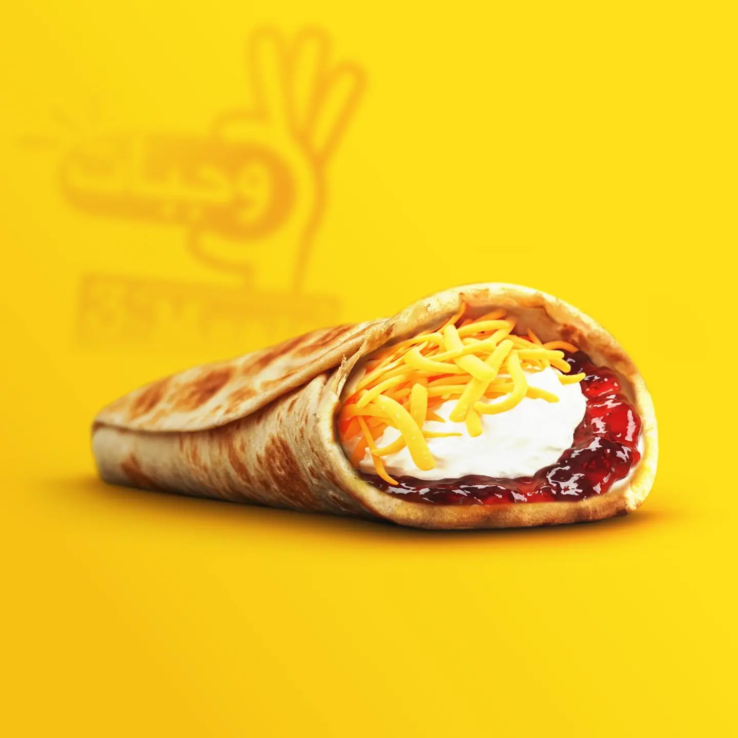 Double Cheese And Jam Pie
