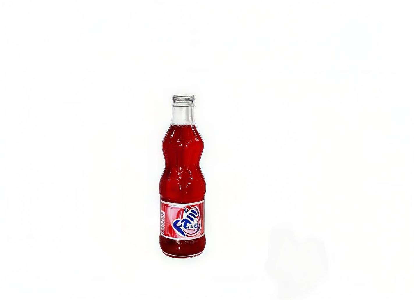 Fanta Strawberry Soft Drinks Glass