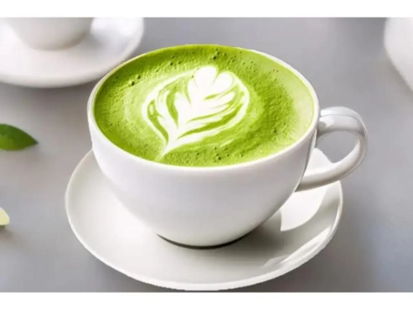 Salted Caramel Matcha Latte