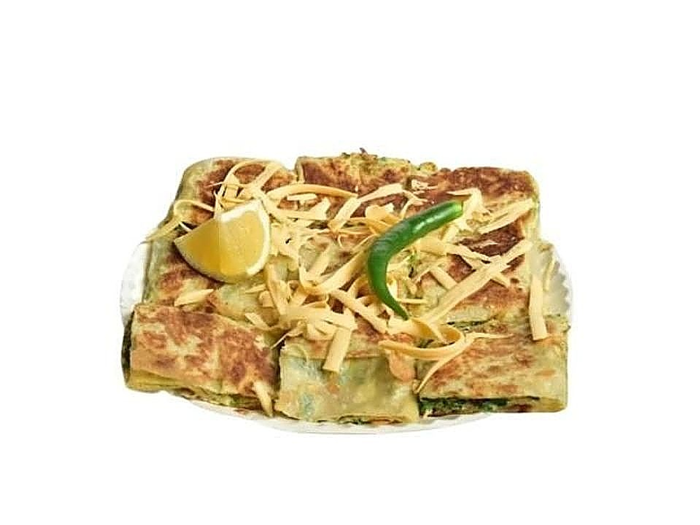 Vegetable Muttabaq With Cheese