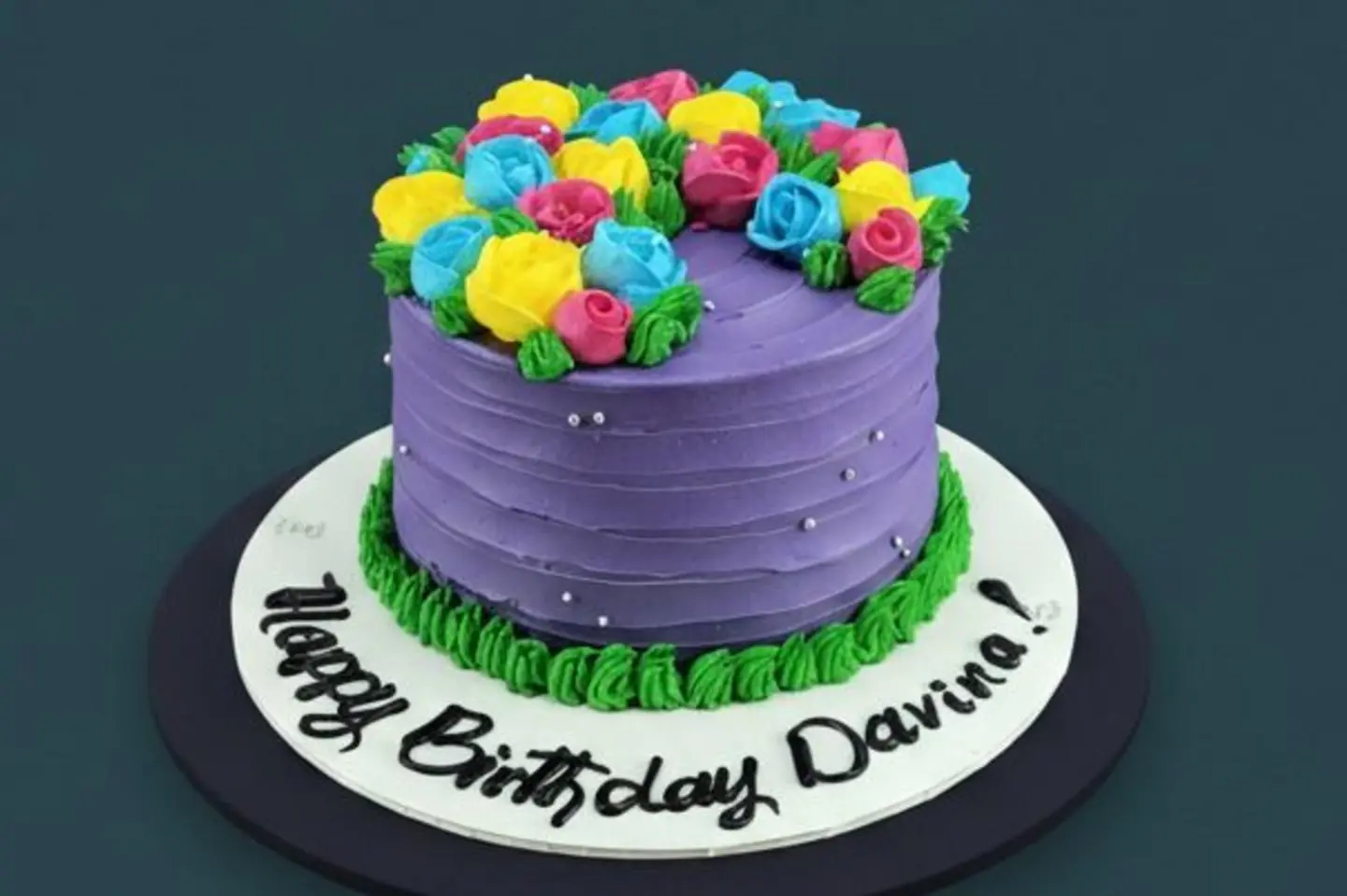 Purple Birthday Cake