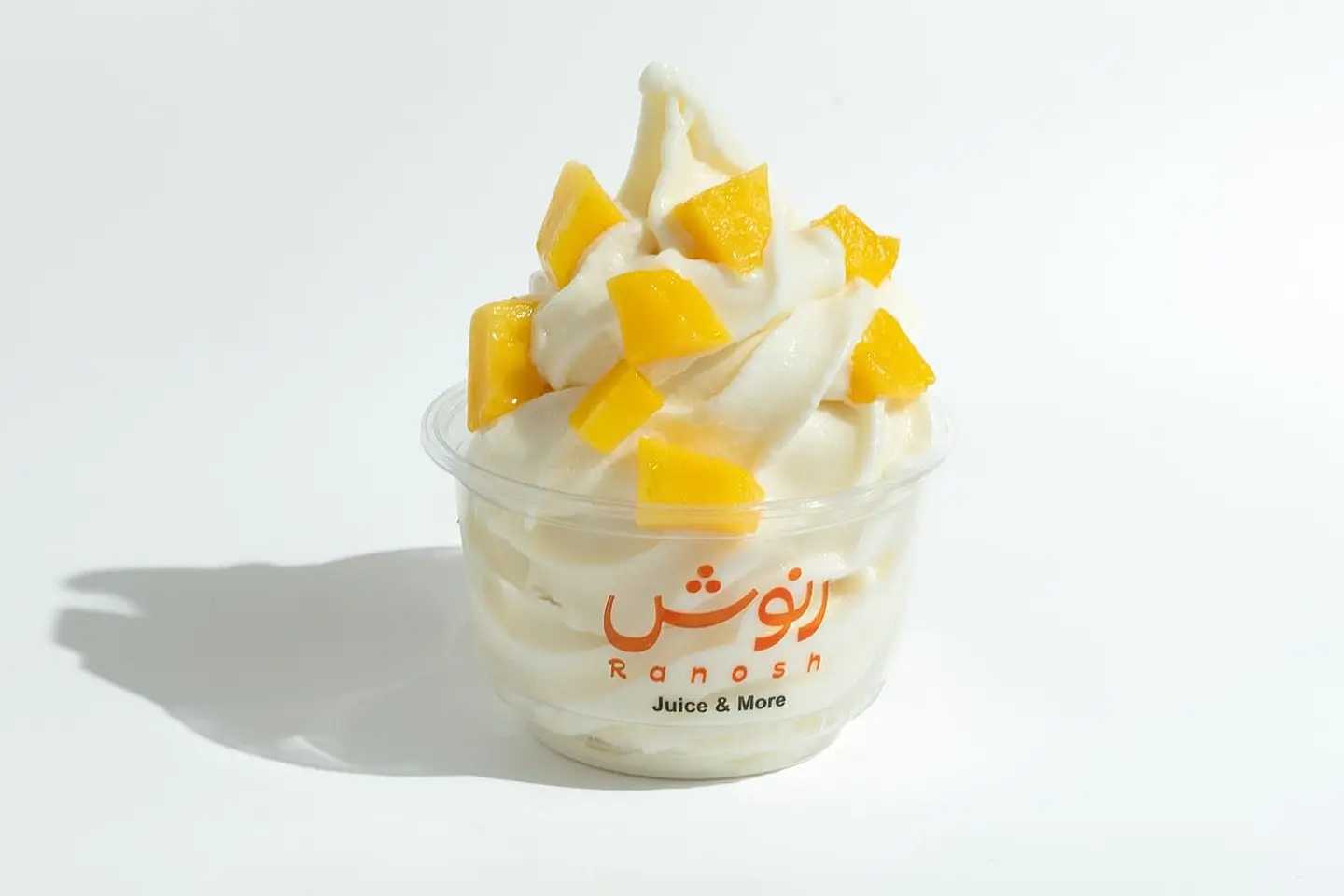 Icecream Vanilla With Mango Pieces