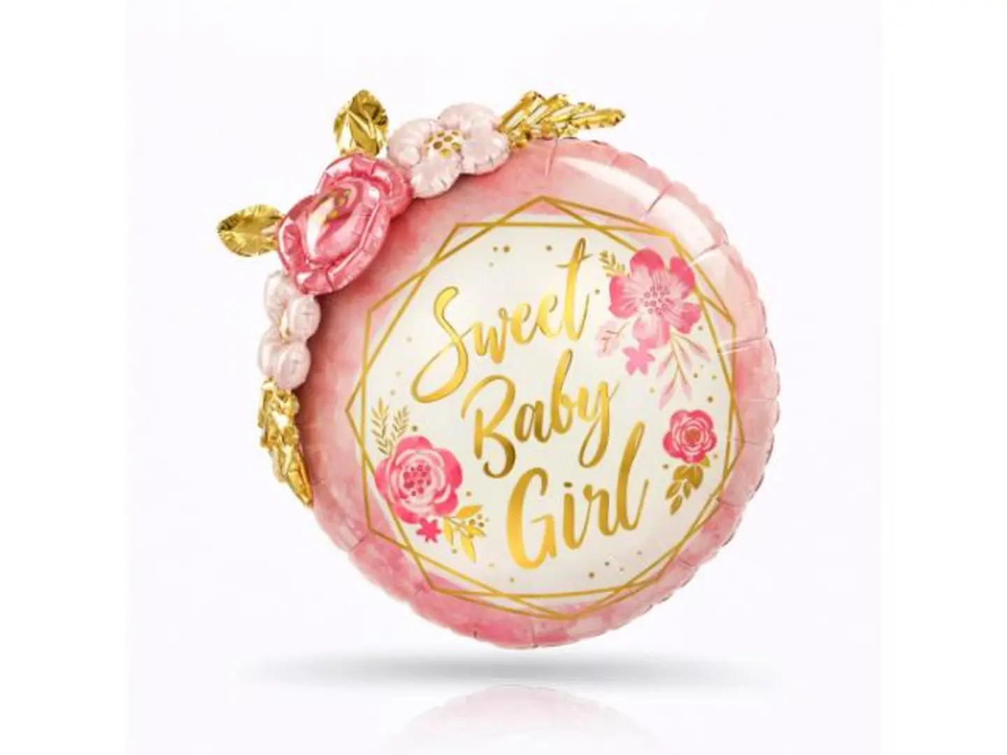 Large Baby Girl Helium Balloon