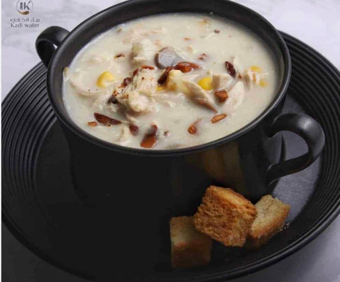 شوربة دجاج كريمة