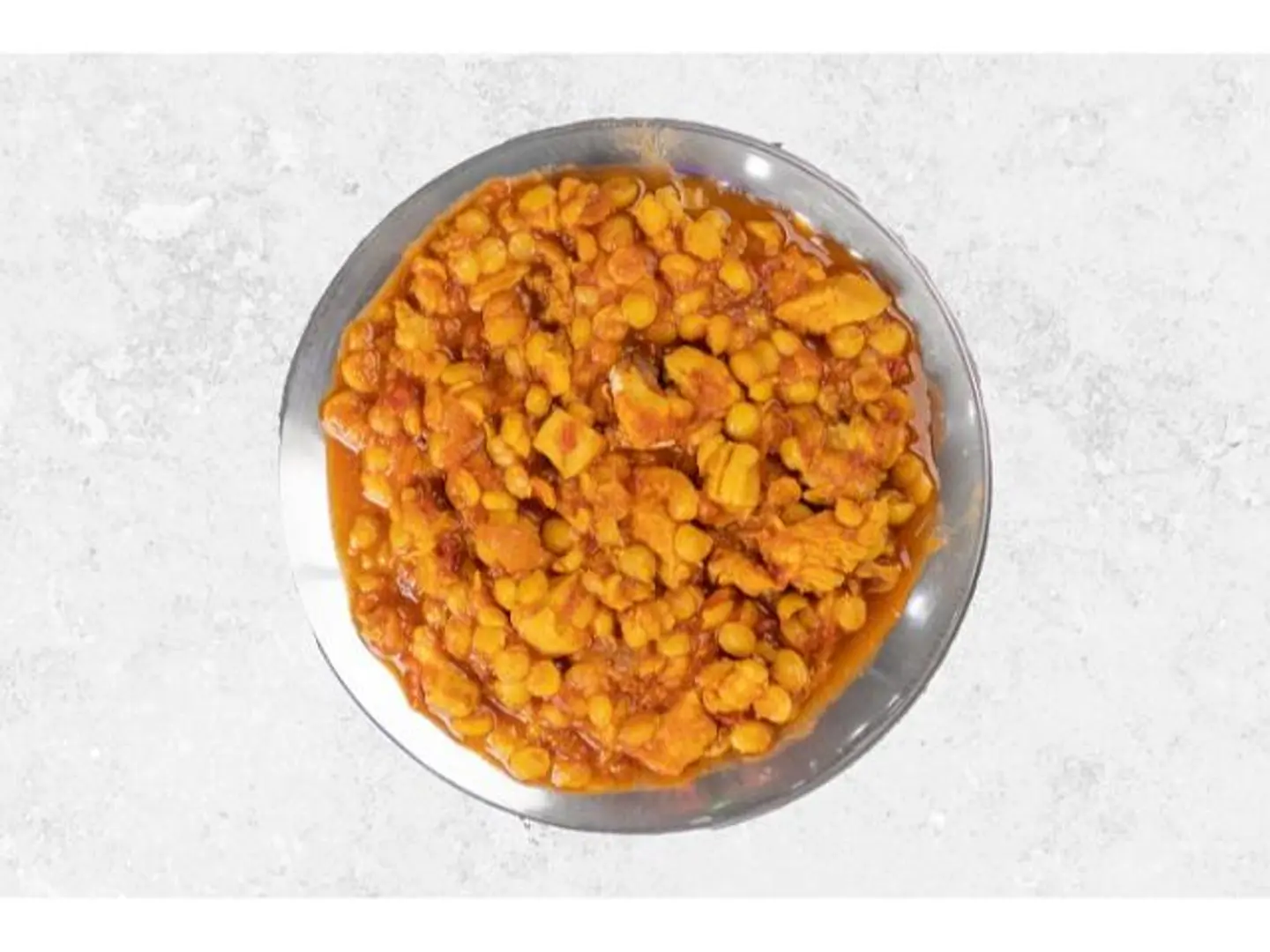 عدس مع تونة