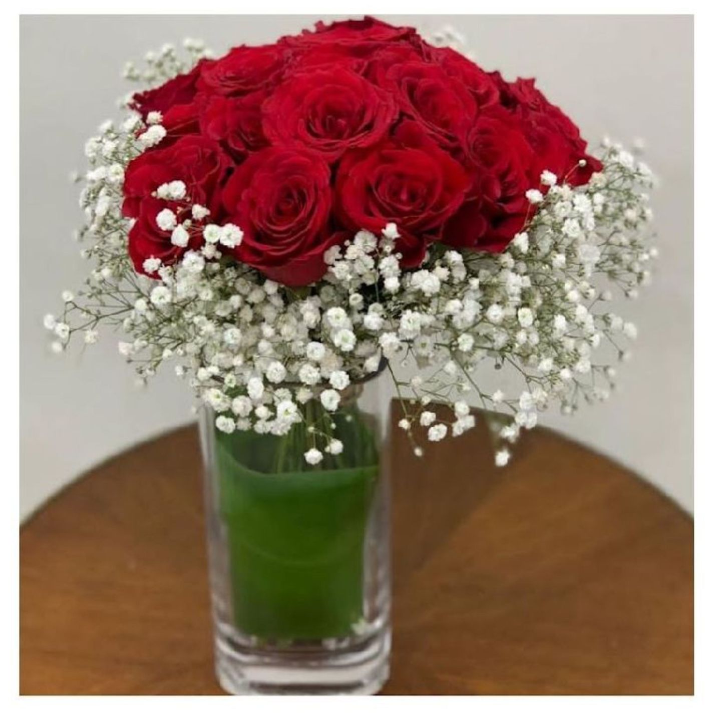 Red Rose Vase