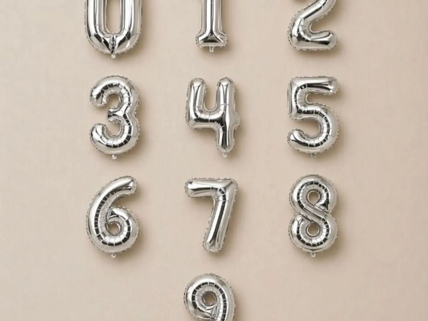 Number Balloon Medium Size