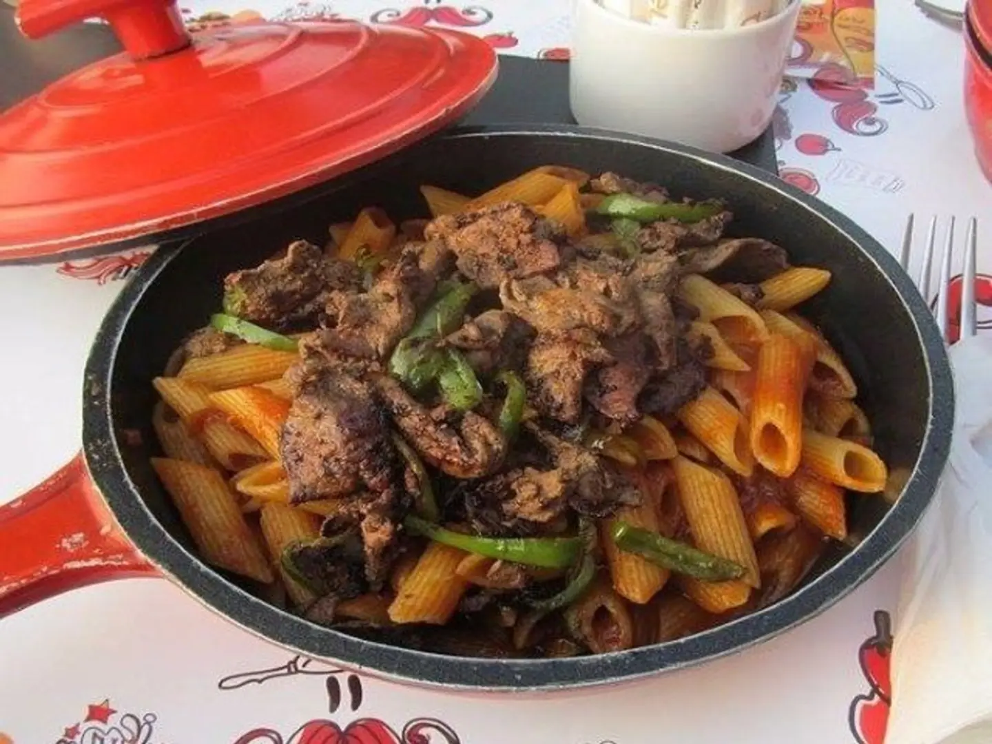 مكرونة بالكبدة