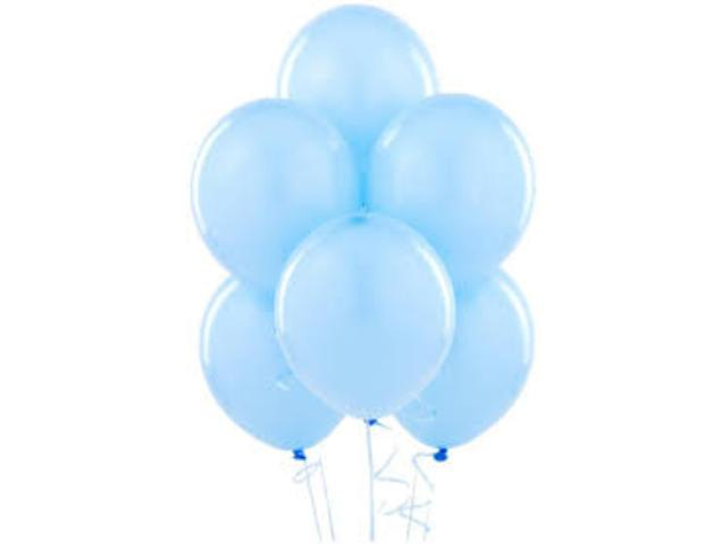 Light Blue Helium Balloon Bouquet