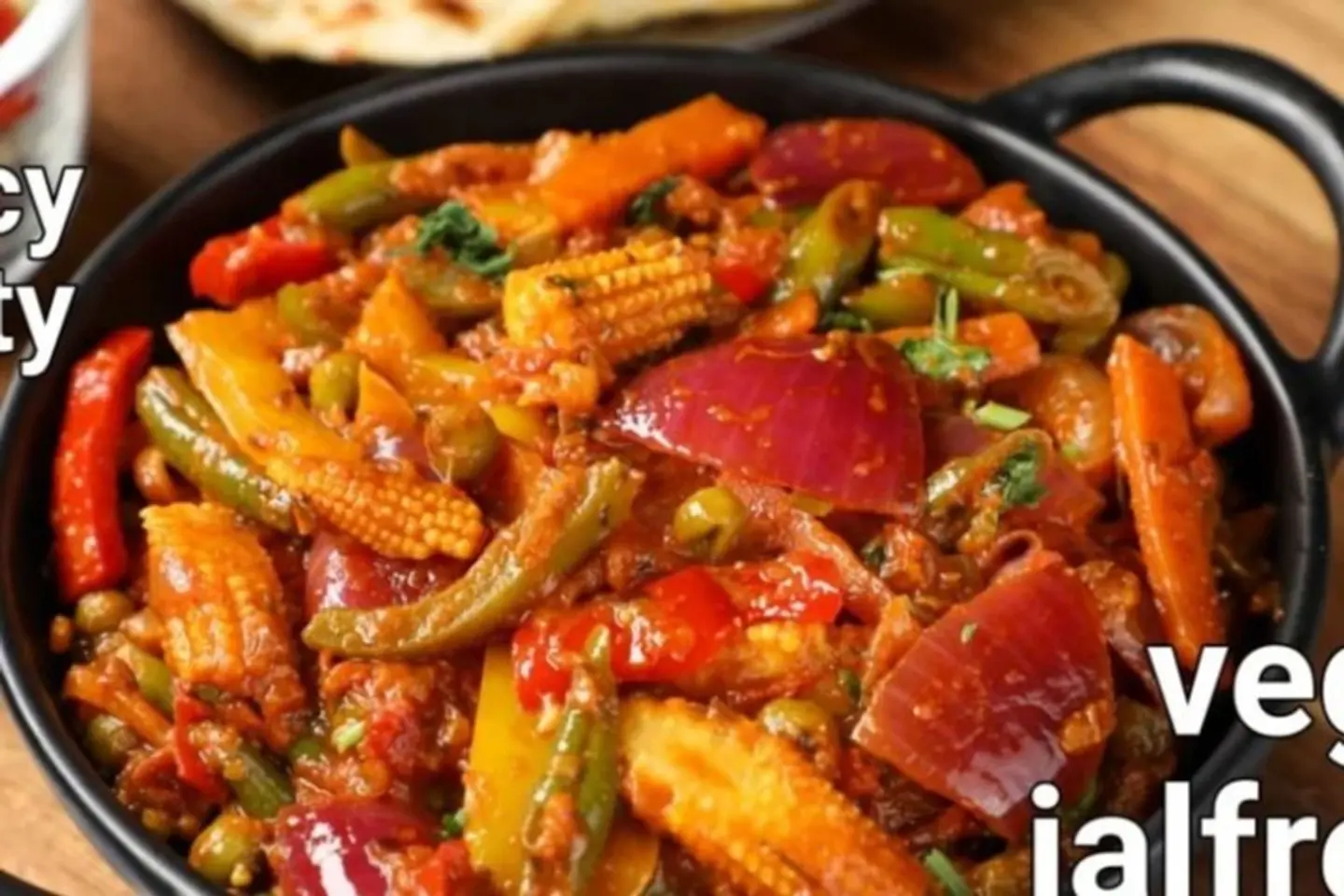 Veg Jhalfrazy With Paratha