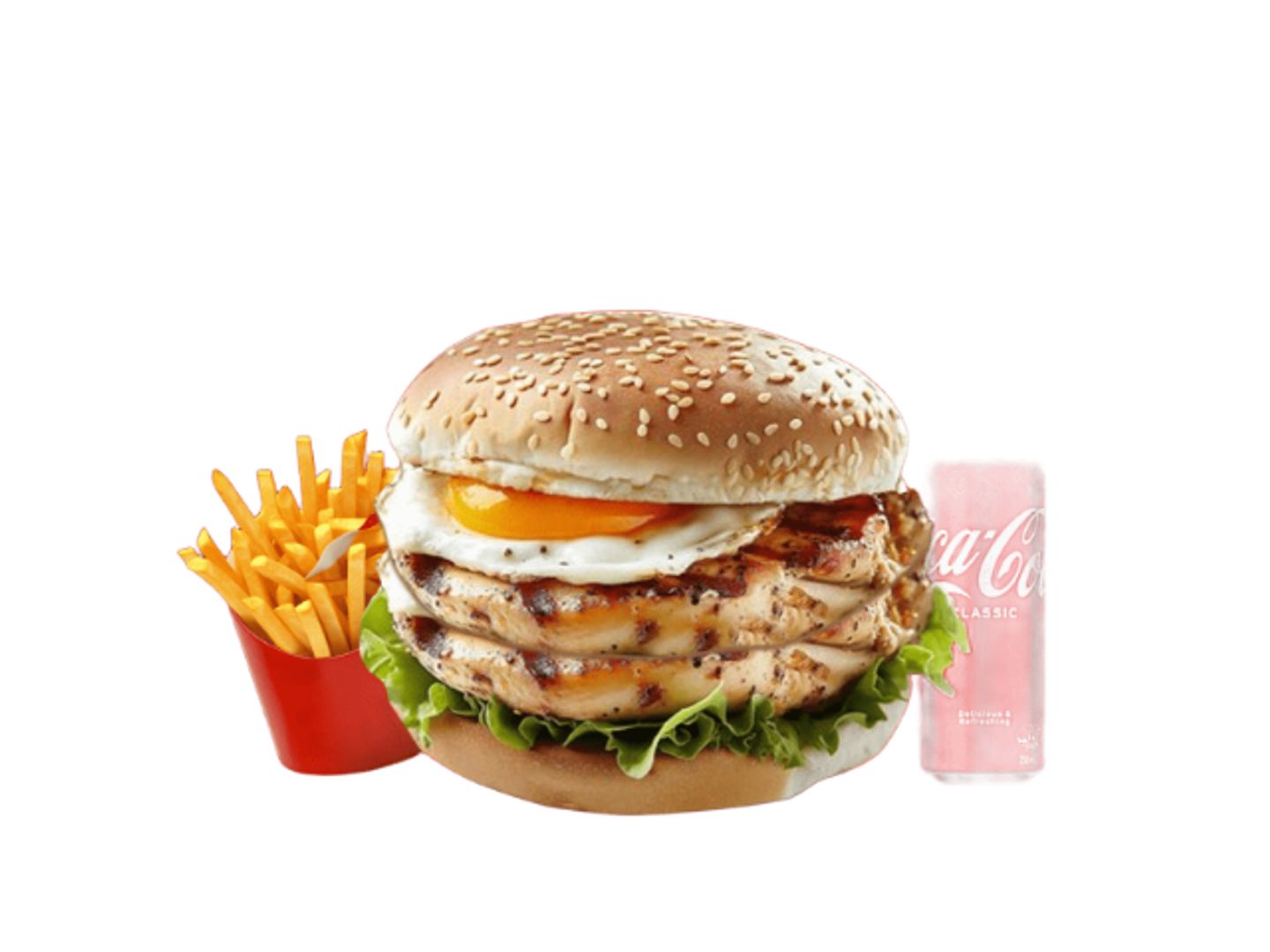 Double Chicken Meal With Egg