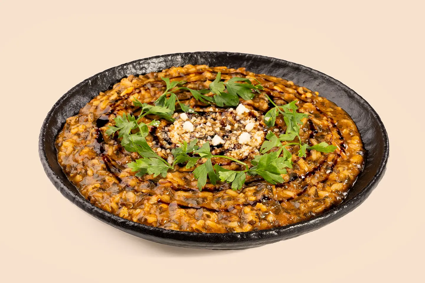 Vine Leaves Beef Risotto