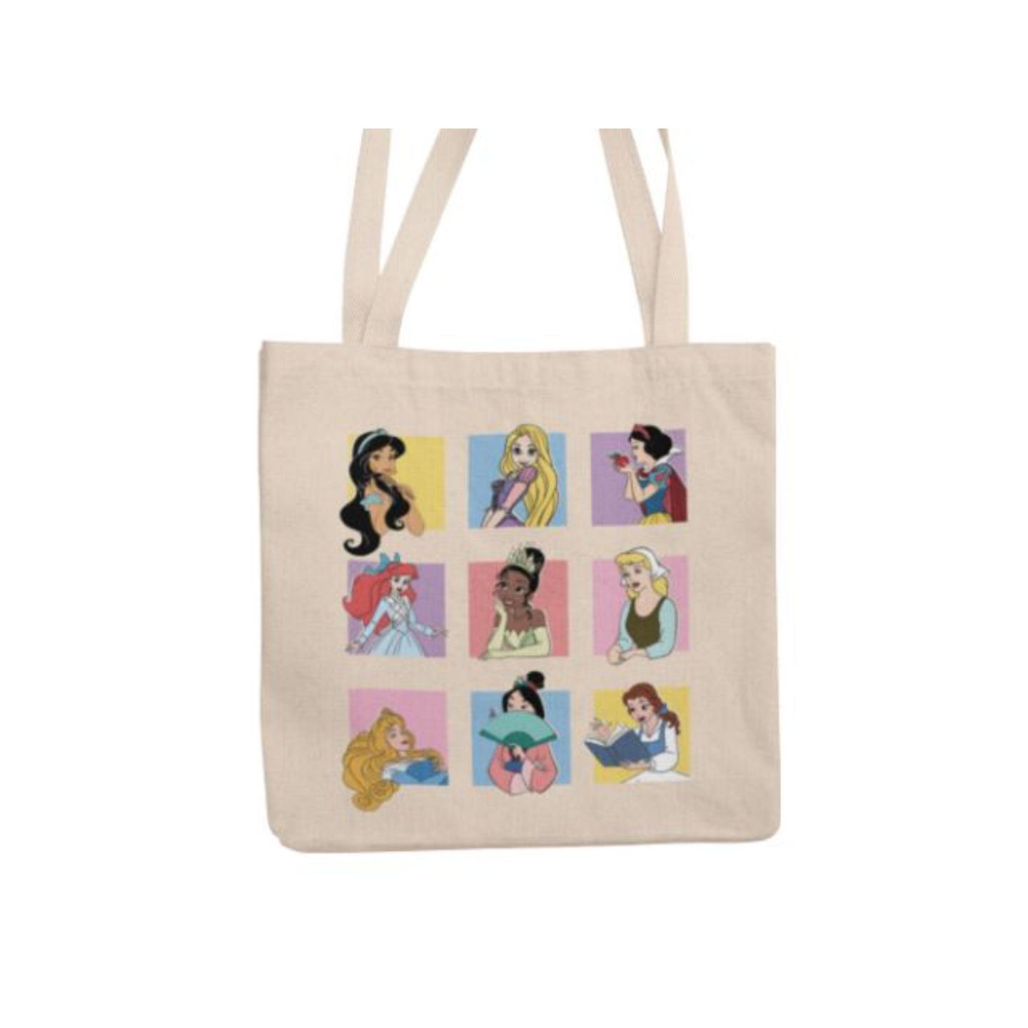 Disney Princesses Beige Canvas Bag