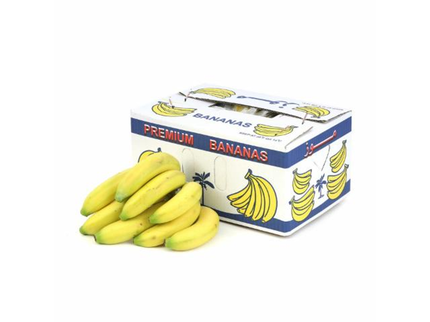 Small Carton Of Bananas