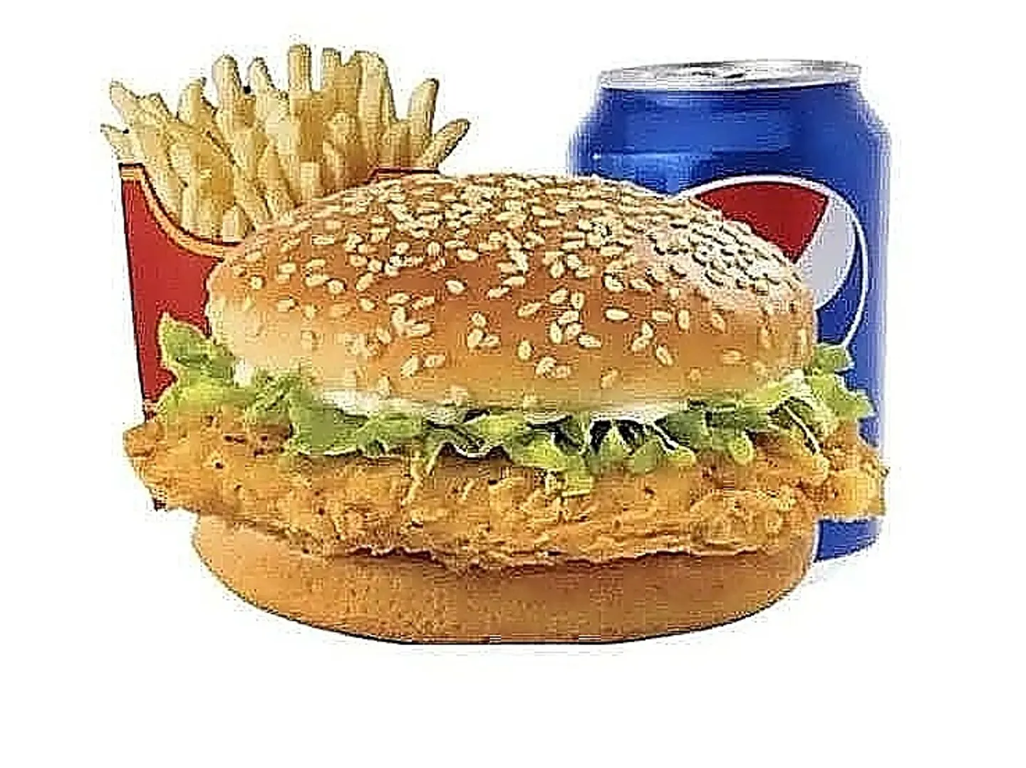 Zinger Chicken Burger Meal