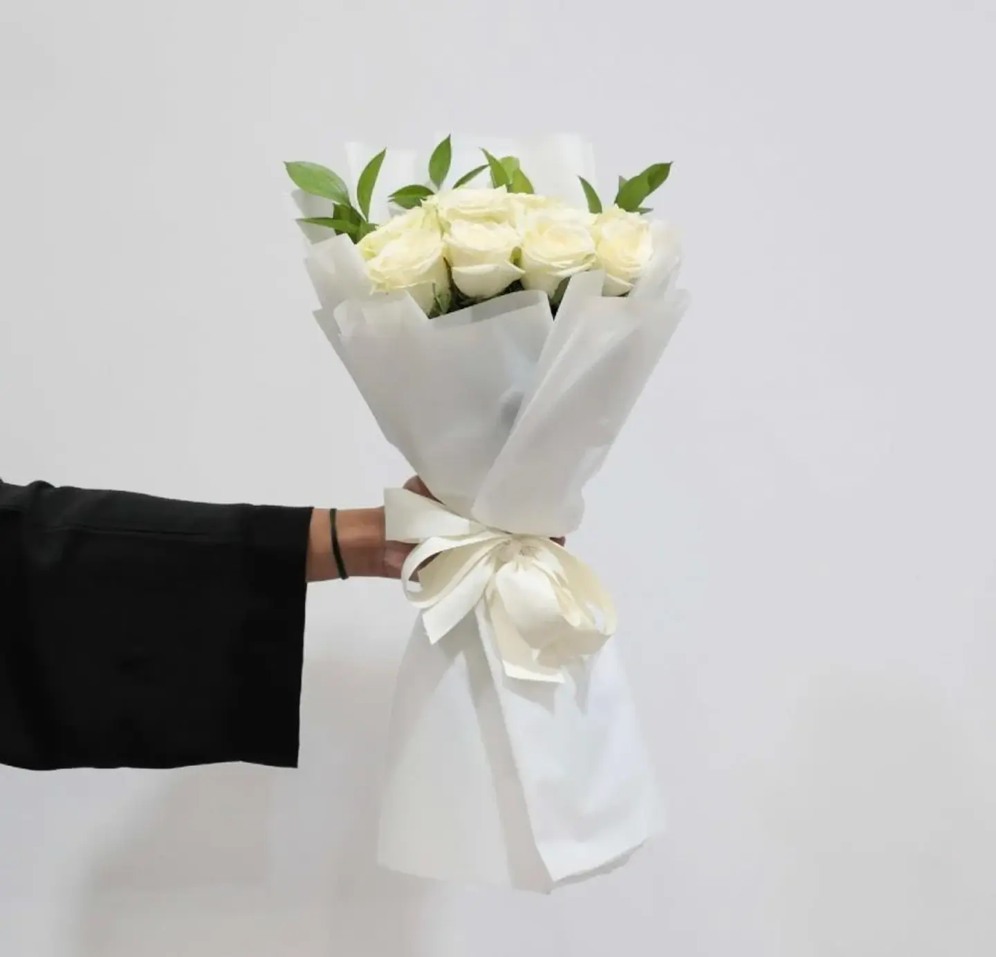 White Grace Bouquet 20 Roses