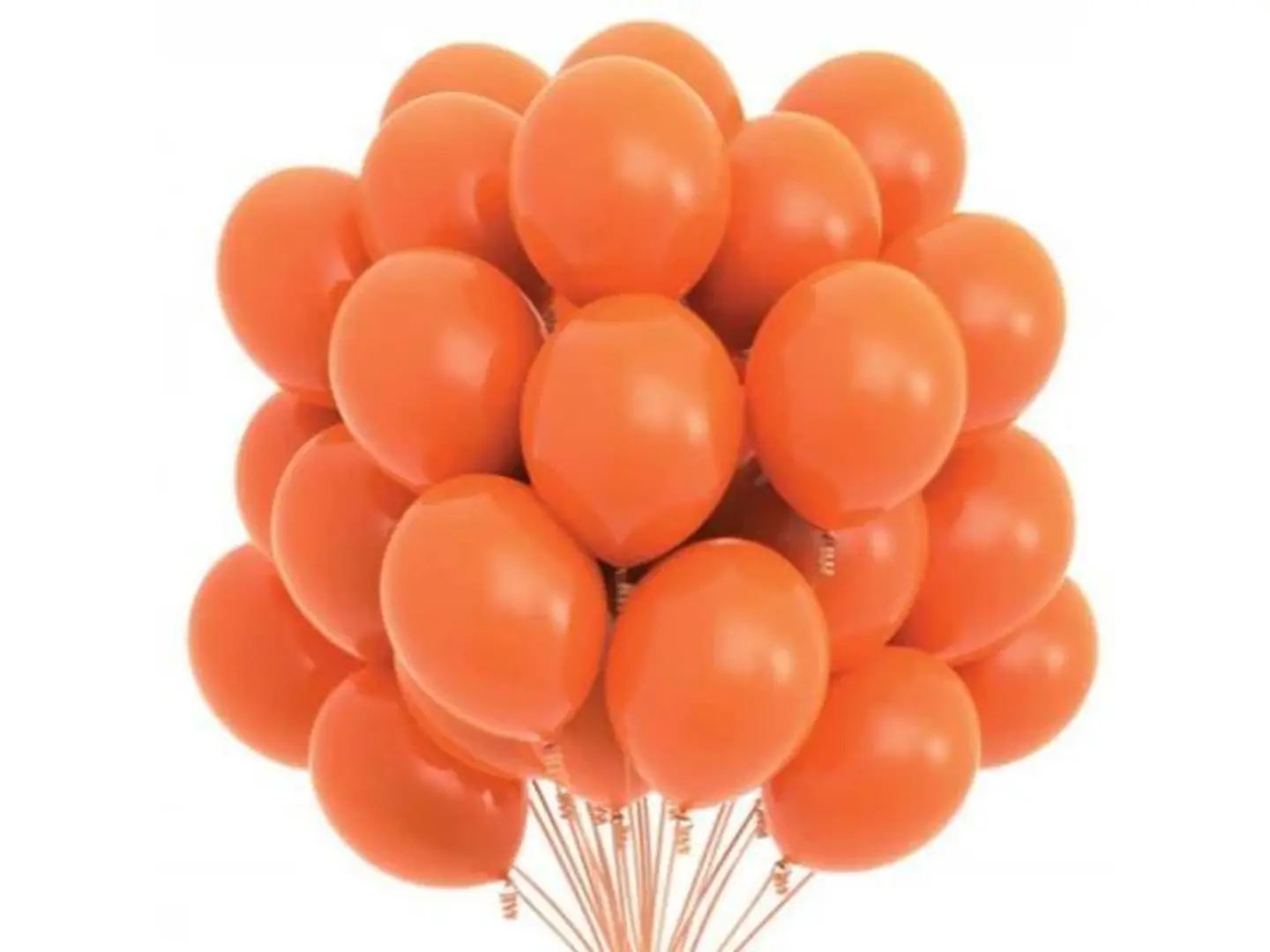 20 بالون برتقالي