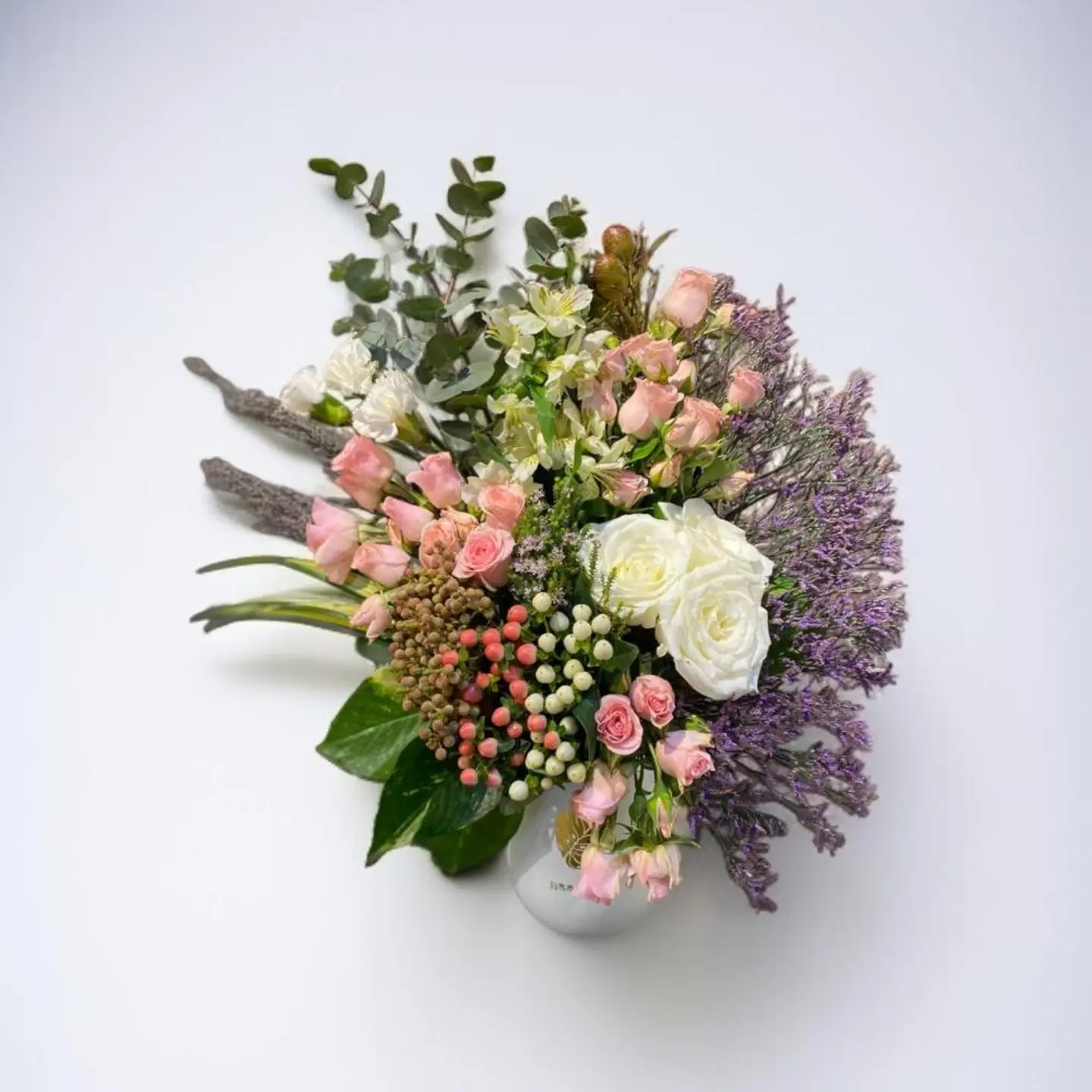 مزهرية الورد المختلط