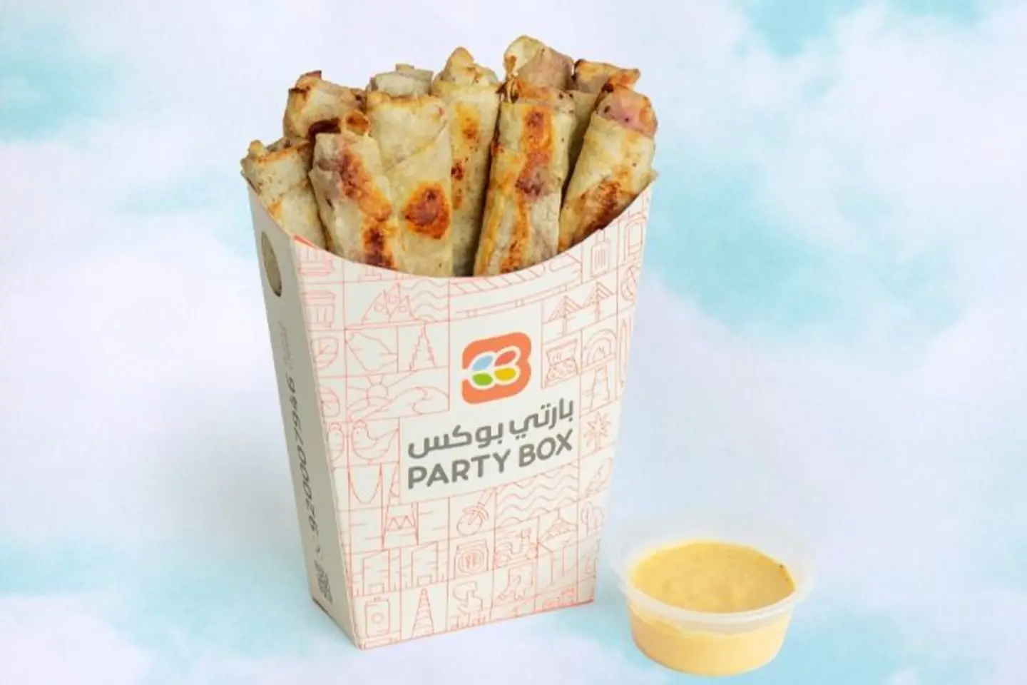 دجاج مدخن رول