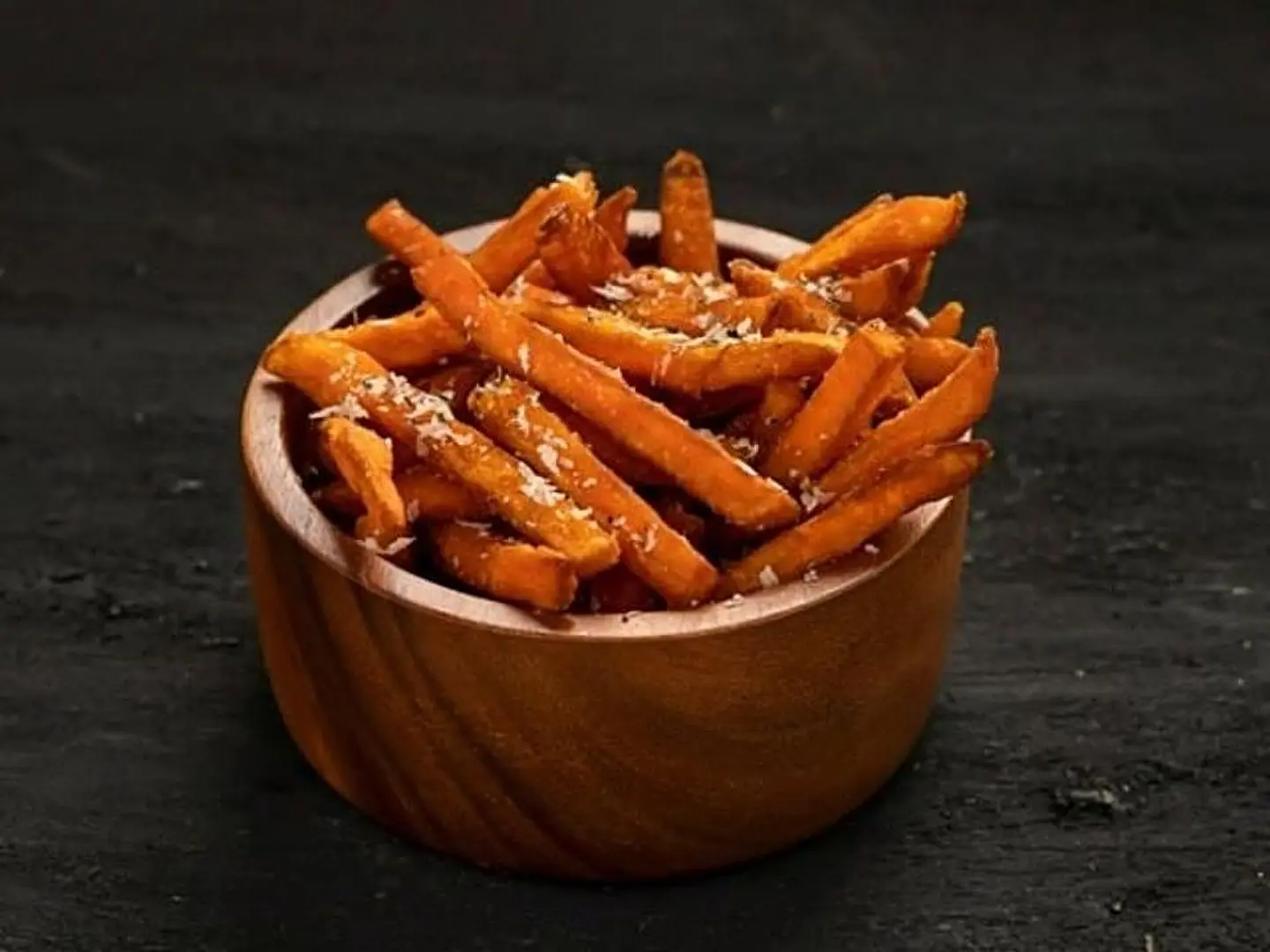 بطاطا حلوه مقليه مقرمشه