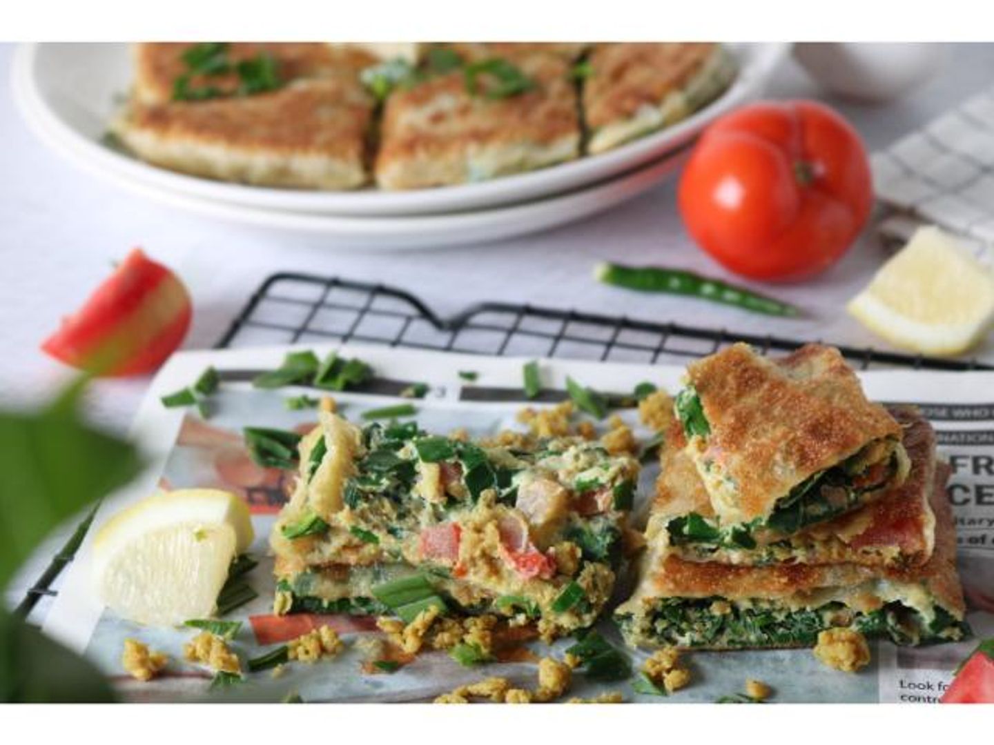 مطبق خضار دجاج