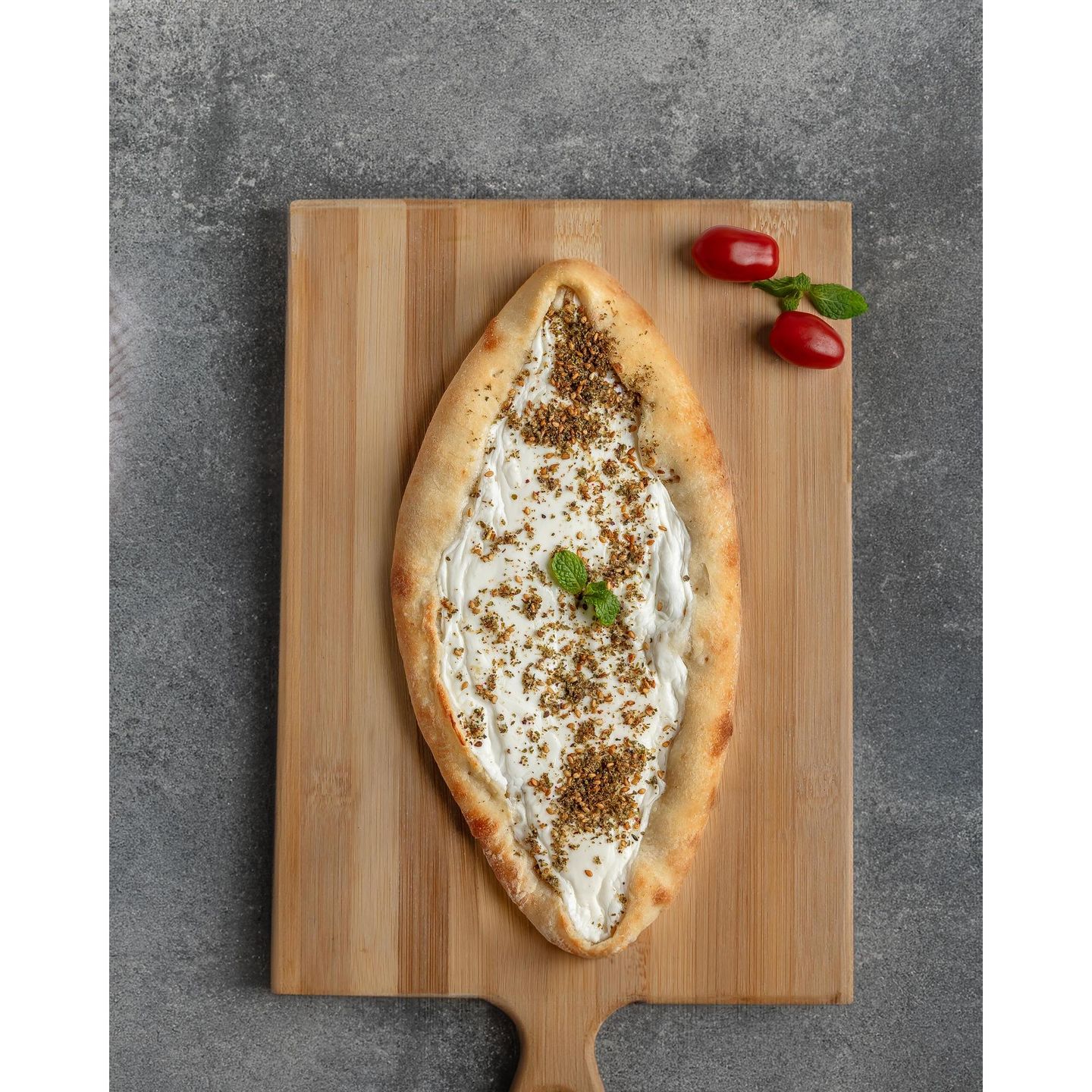 Labneh With Zaatar Manoushe