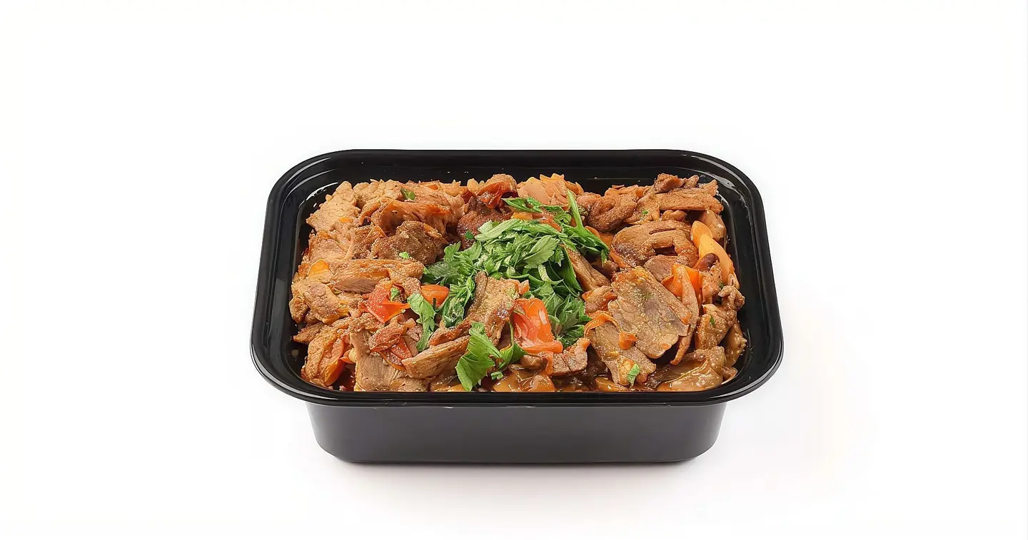 صحن شاورما لحم صغير