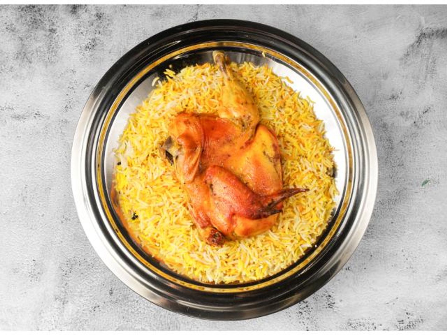Half A Mandi Chicken With Rice