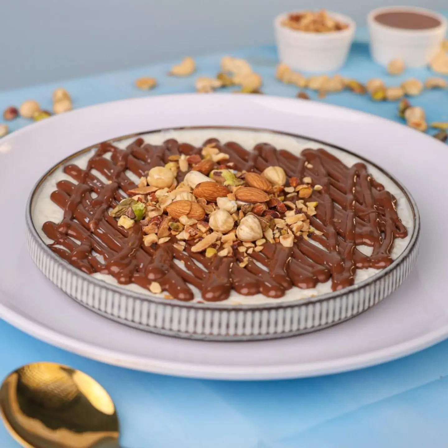 رز بلبن بالمكسرات , نوتيلا