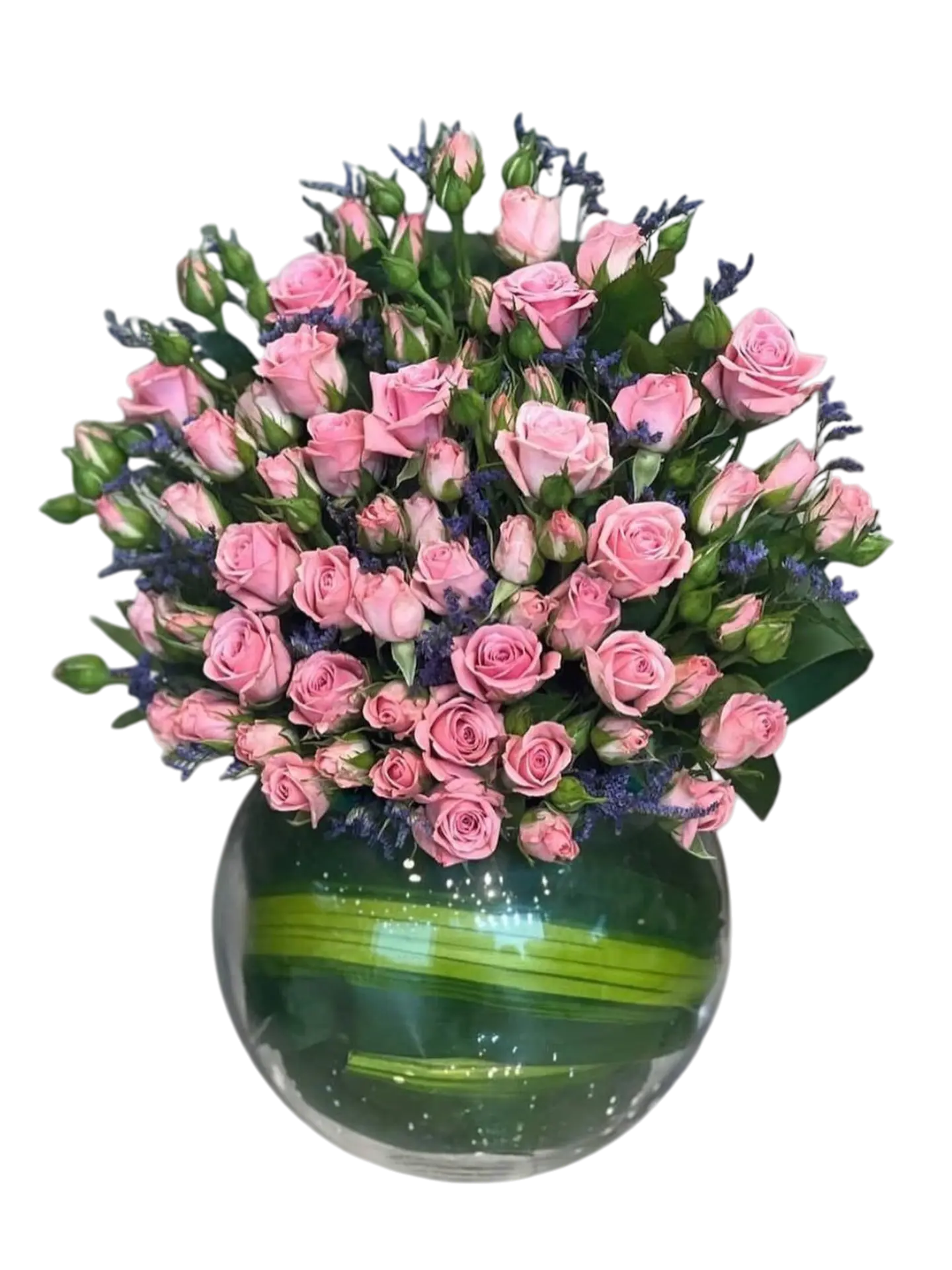فازة شفاف دائرية