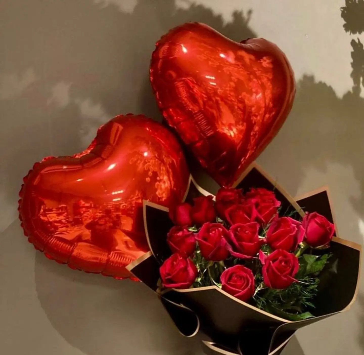 Red Hearts Bouquet