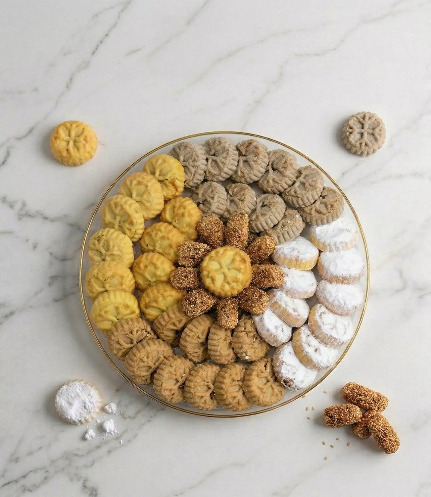 Round Maamoul Platter