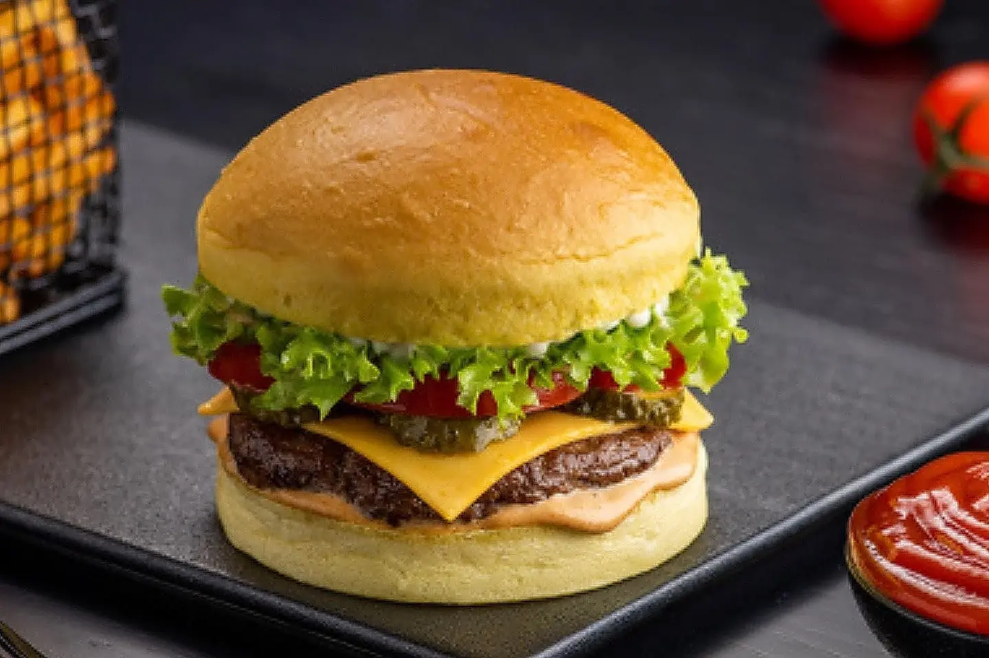 ديناميت لحم برجر