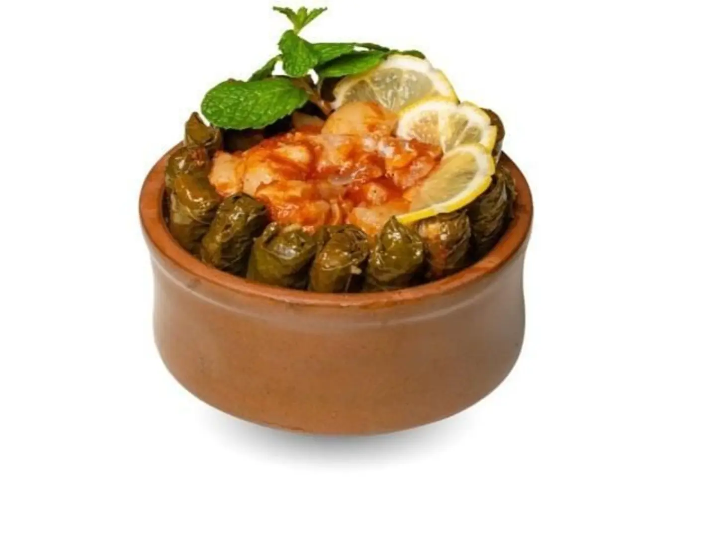 Grape Leaves And Trotter Tagine
