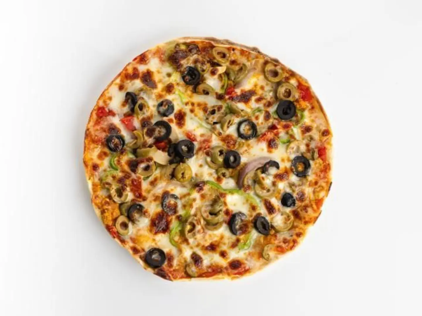Vegetable And Chicken Pizza