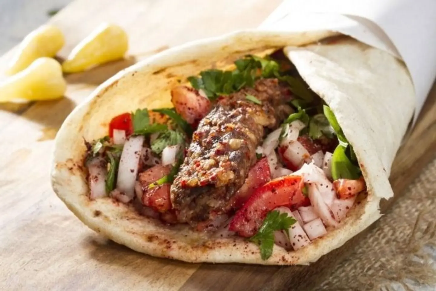 Meat Kabab Sandwich
