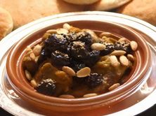 طاجين لحم بالبرقوق