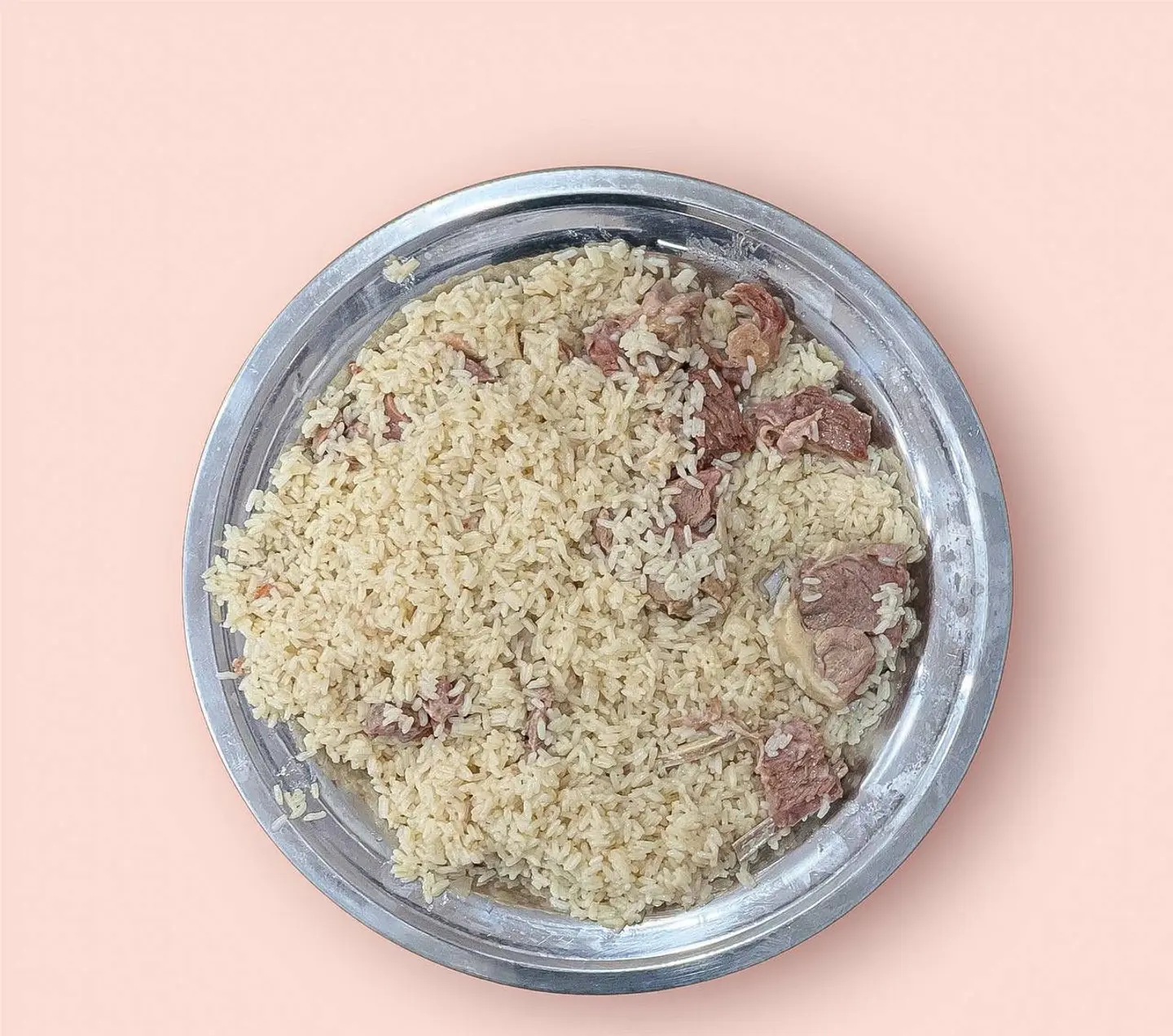 كبسة سعود لحم حاشي مع ارز ابيض