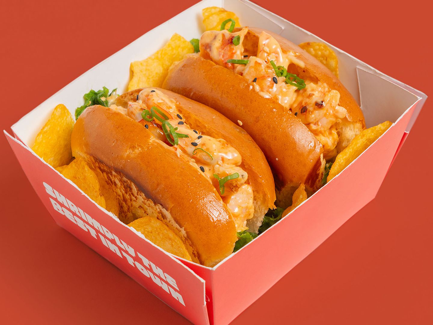 Grilled Shrimp Bread Roll