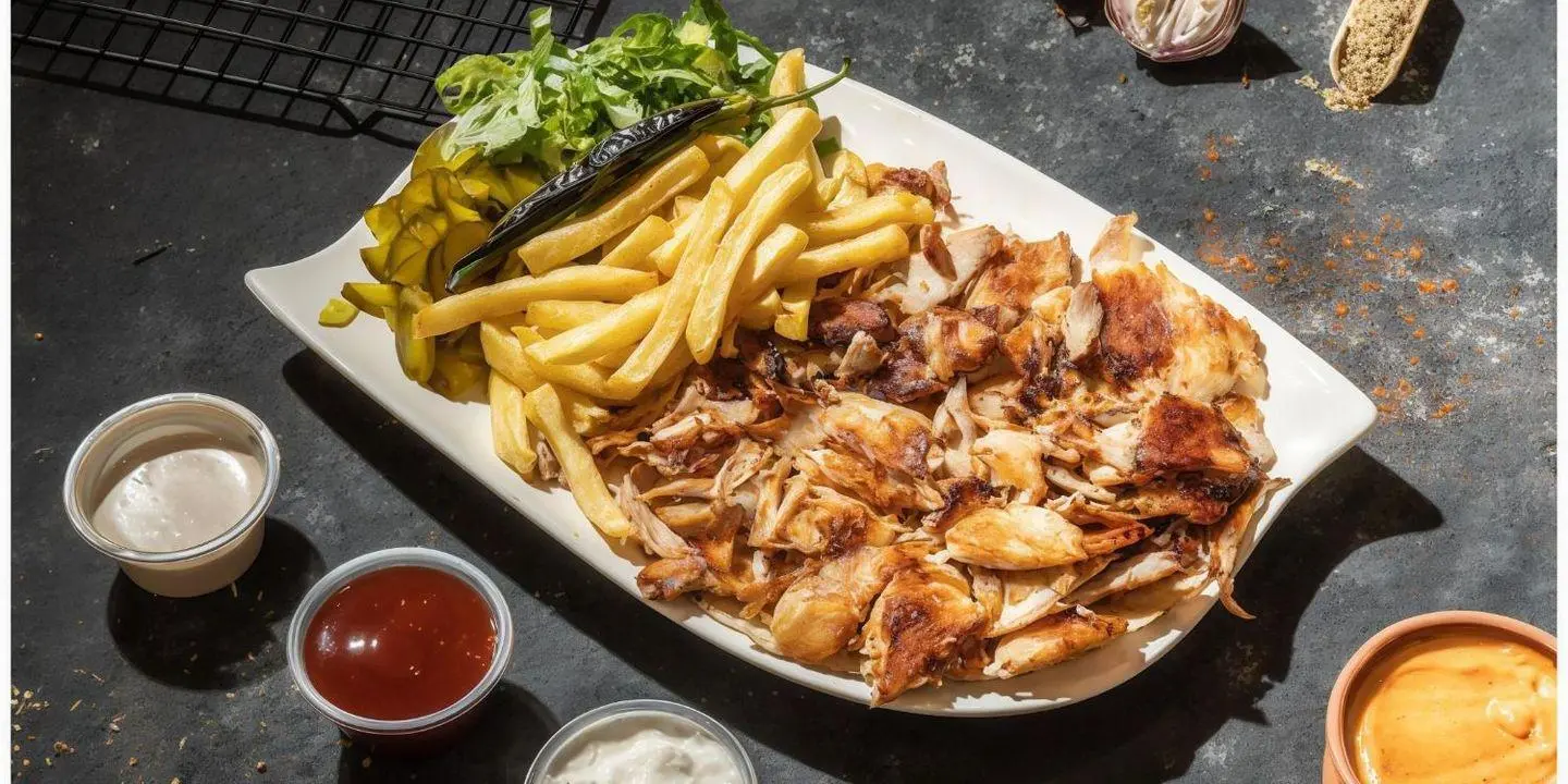 شاورما صحن صغير