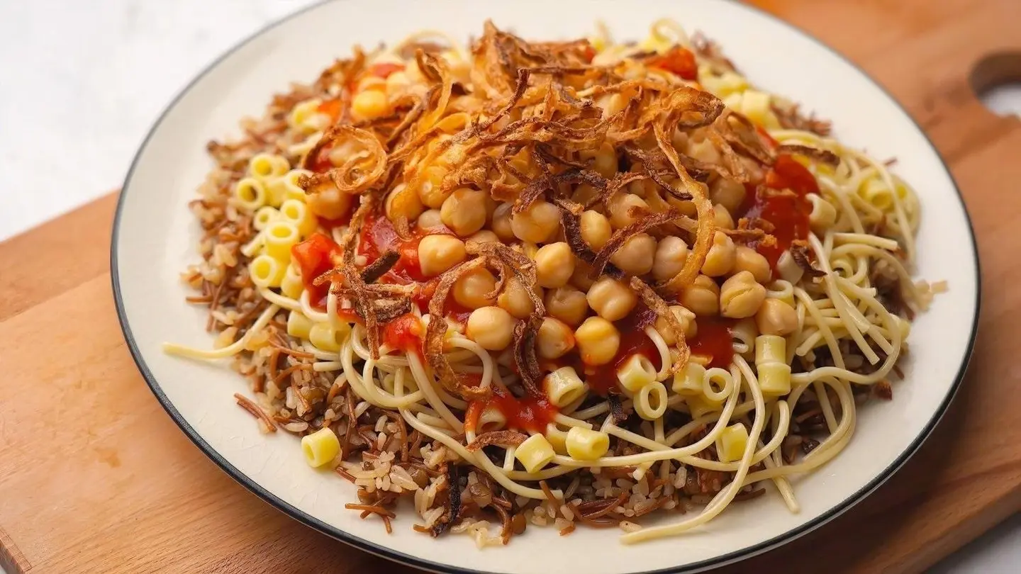 Seafood Koshari
