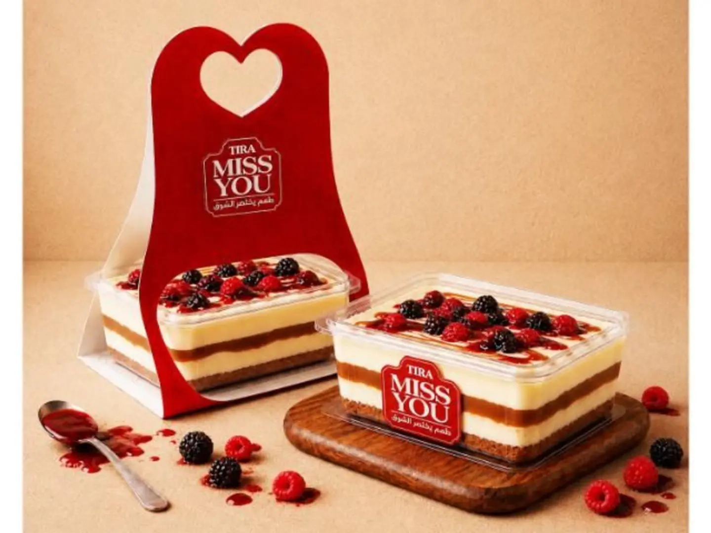Raspberry Tiramisu Box