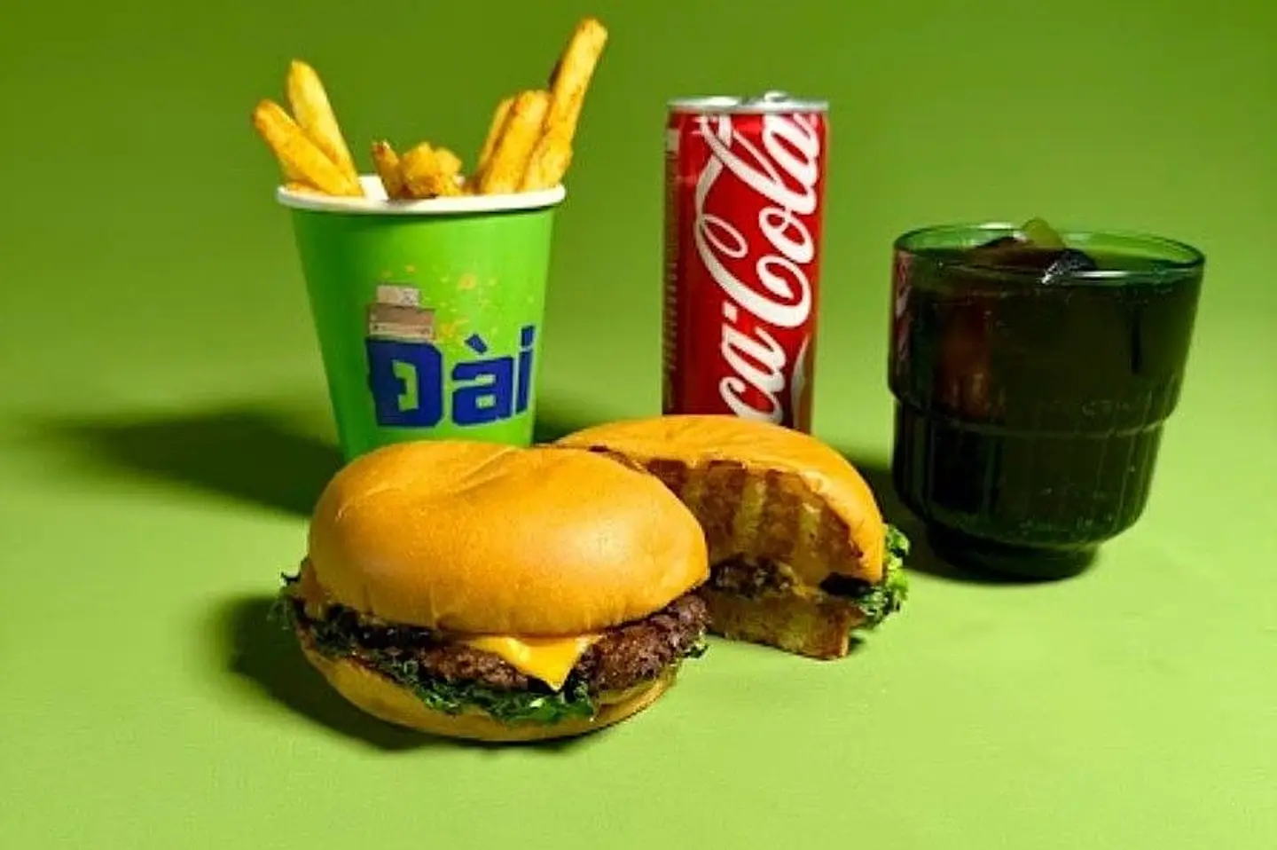 Grilled Burger Meal