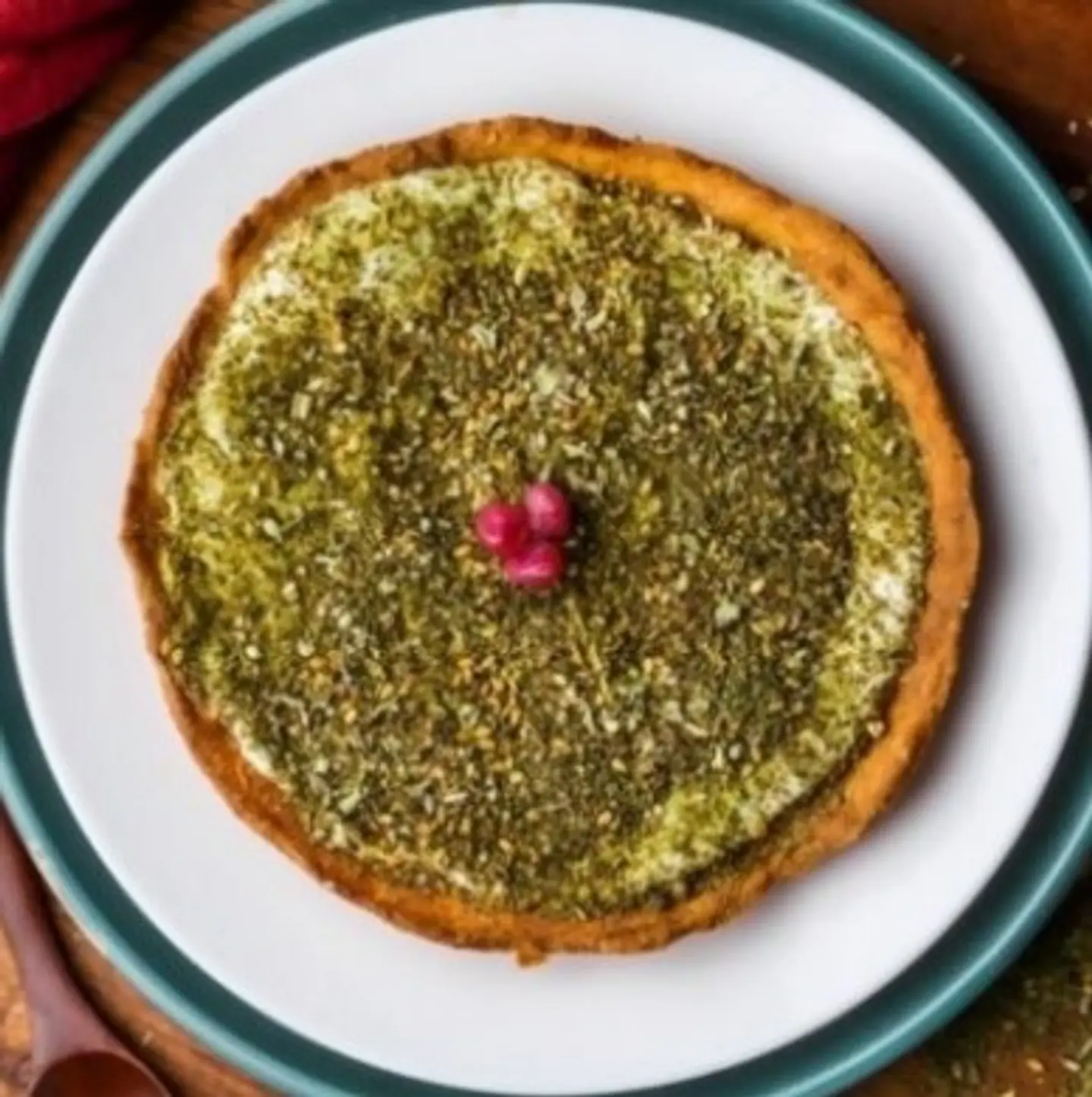 لبنة مع زعتر