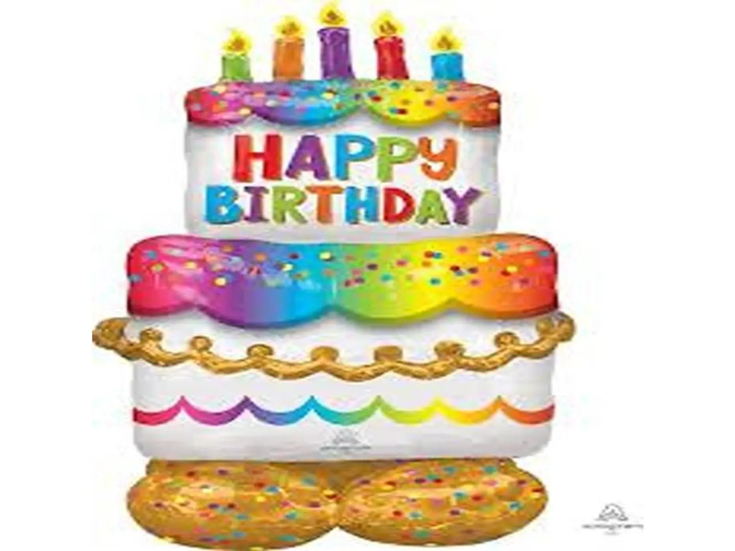 بالون عيد ميلاد قصدير 60 انش 2