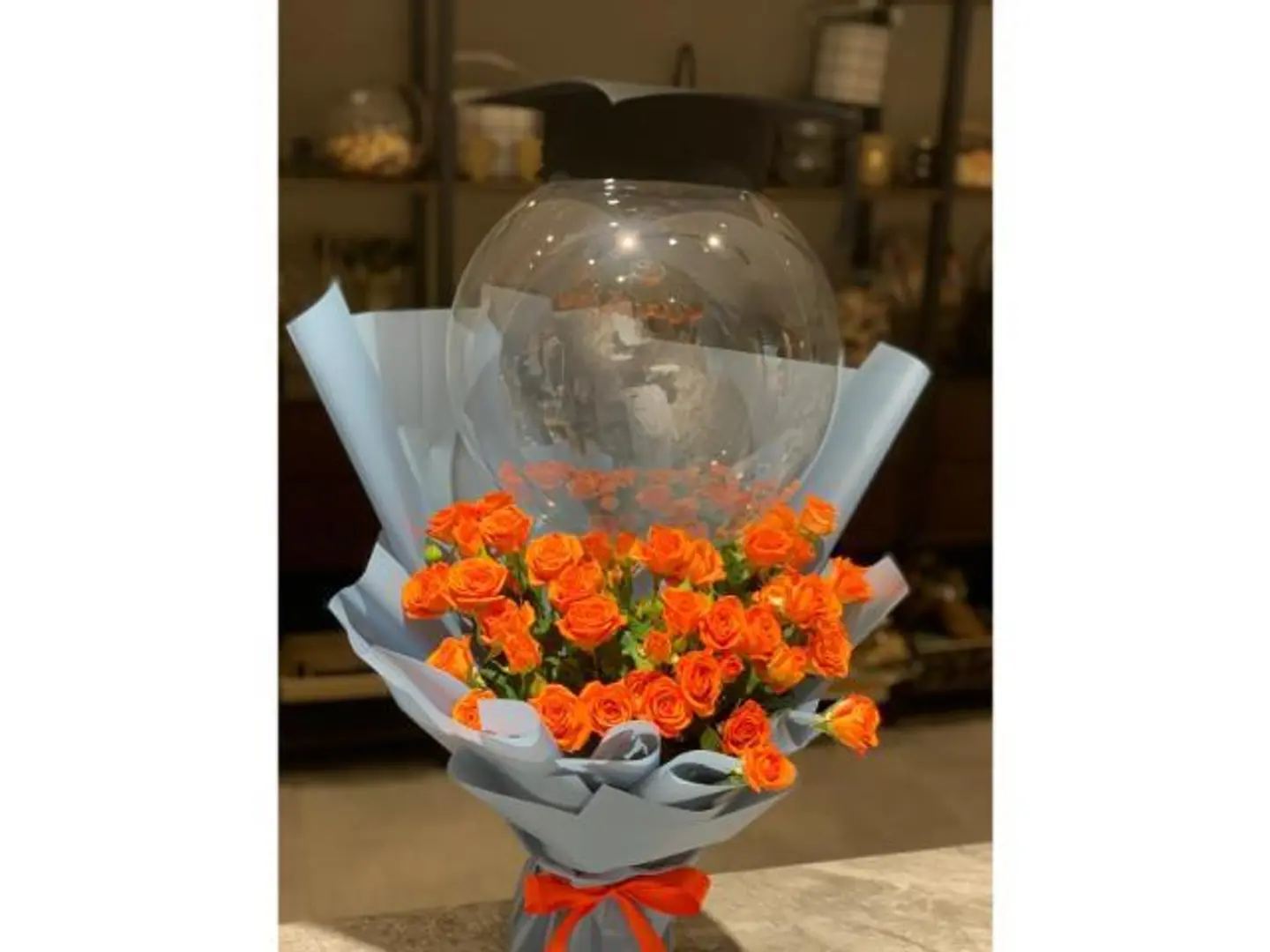 Graduation Baby Rose Balloon