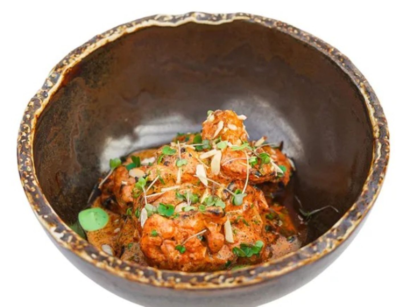 Tandoori Chicken Tikka, Almond Sliver