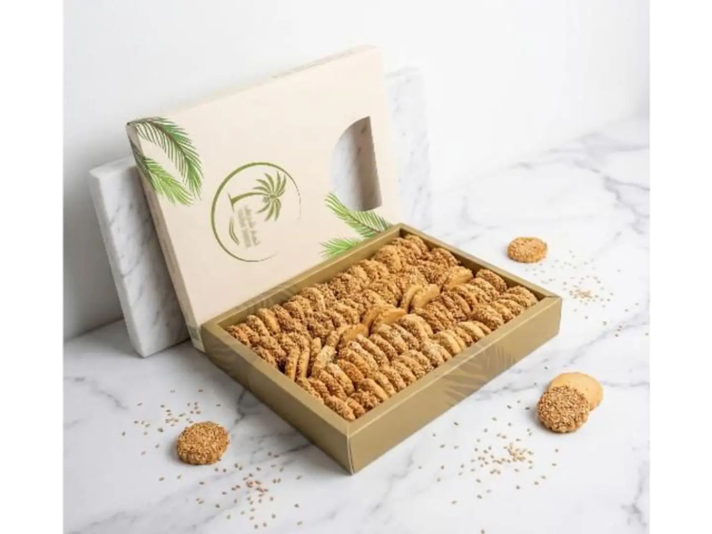 Sesame Barazek Box Perfect With Coffee & Tea